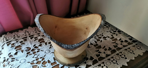 Kirschenholz Schüssel mit Rinde