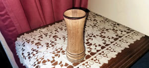 Kirschenholz-Vase klein