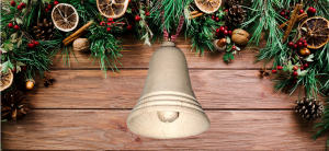 Christbaum Zirbenholz Glocke